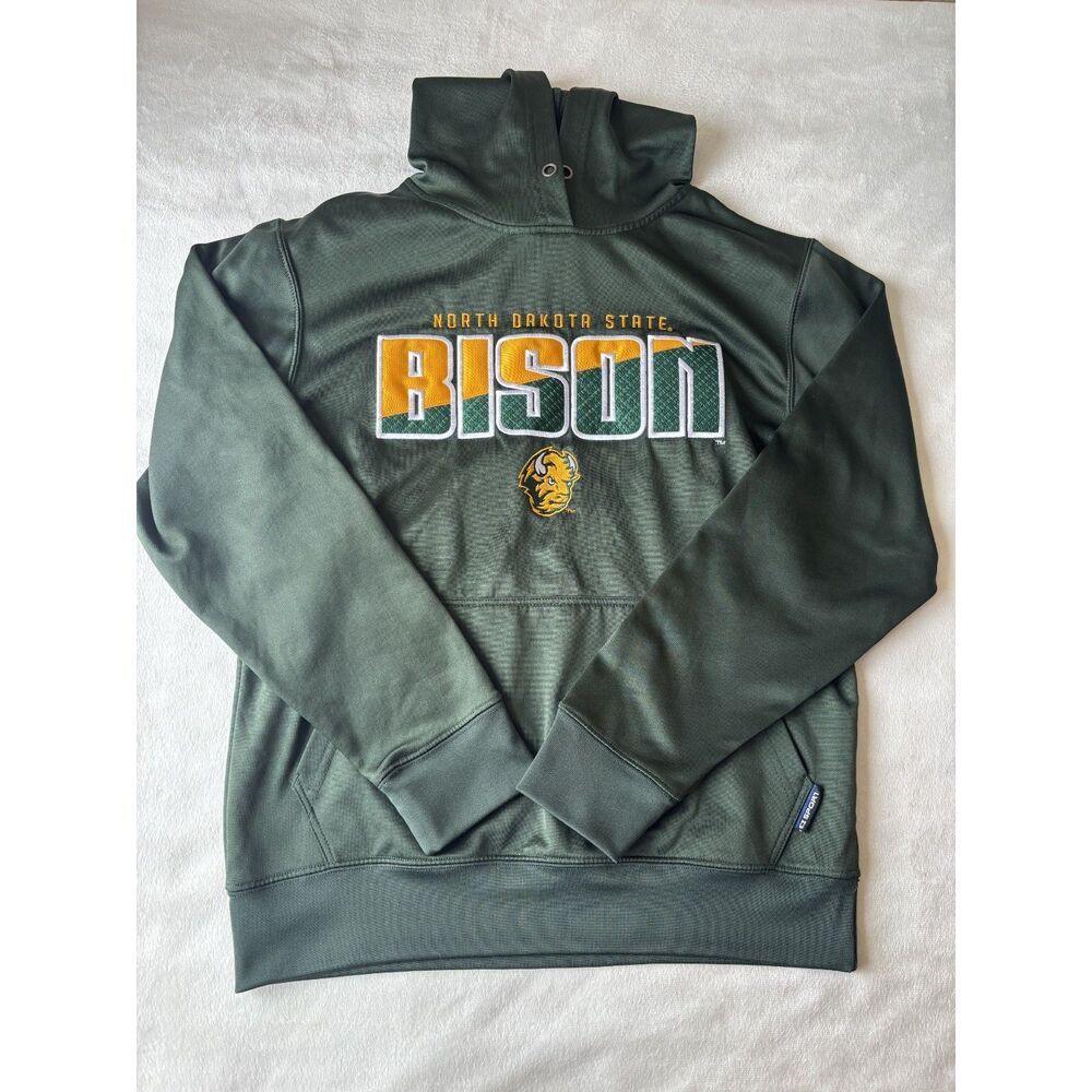 NDSU Bison Hoodie Green Sweatshirt | Size Small | NCAA